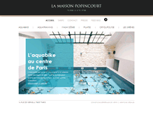 Tablet Screenshot of lamaisonpopincourt.com